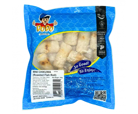 chikuwa★ Dodo Chikuwa | 13-14 pcs | 150g | 嘟嘟牌烧竹卷 | SG